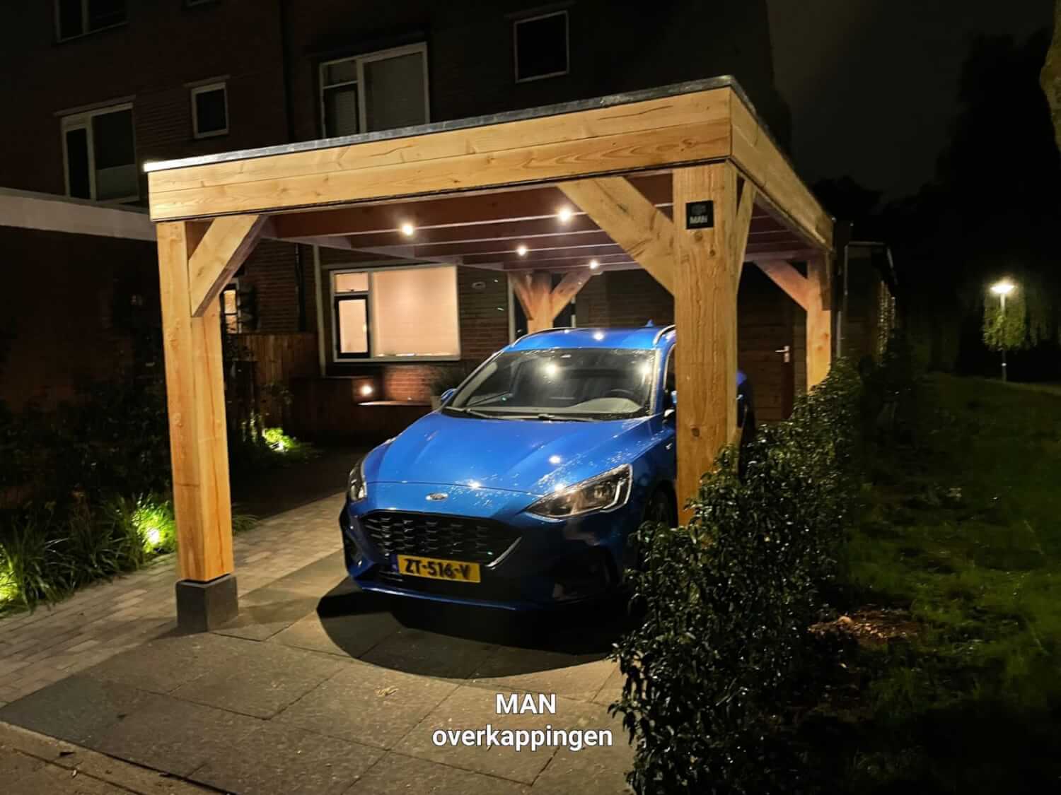 Douglas carport 3x3 1 MAN Overkappingen douglas carport